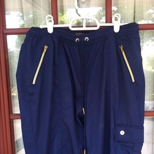 Jaanuu Navy Jogger Scrub Pants